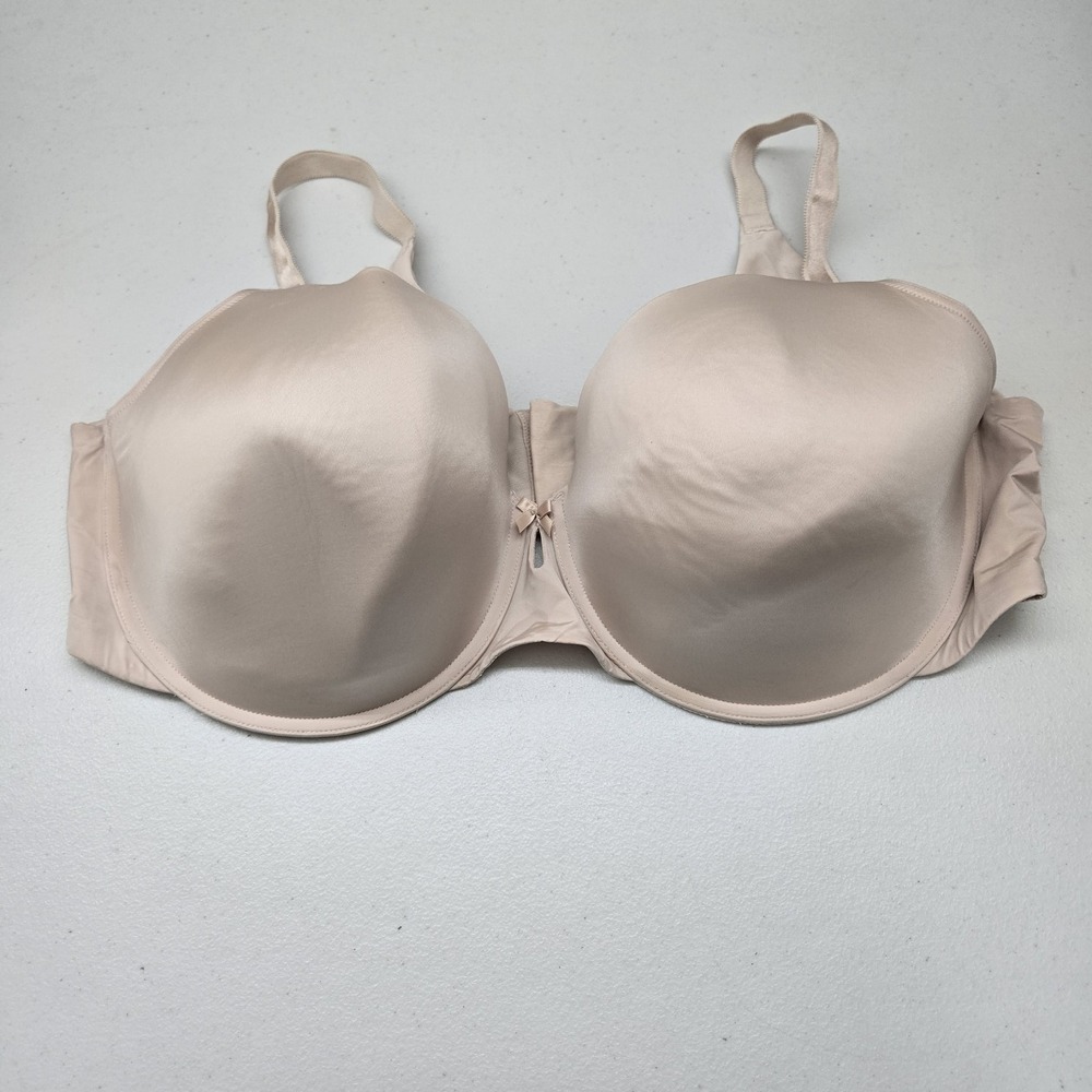 Torrid Curve Women Bra 46DDD Beige Underwire Smoothing Lightly Lined T Shirt
